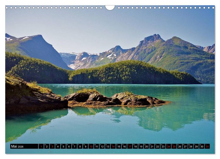 Produktbild: Norwegen - Im Land der Sagen, Mythen und Trolle (Wandkalender 2026 DIN A3 quer), CALVENDO Monatskalender