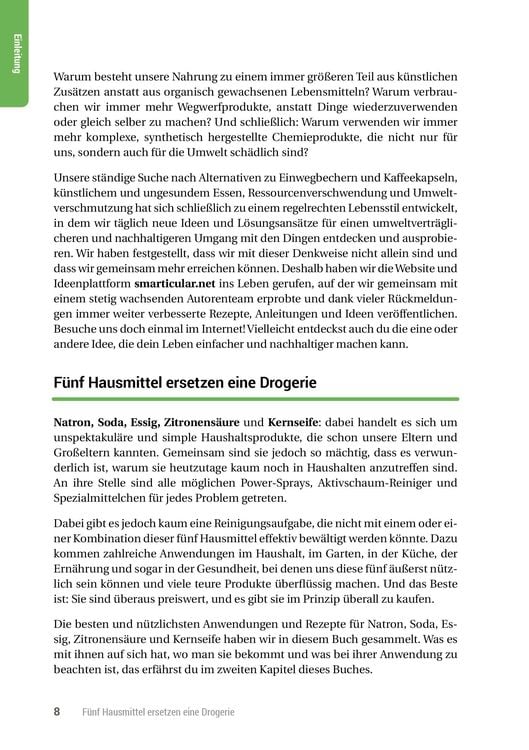 Fünf Hausmittel ersetzen eine Drogerie - 3. Auflage, aktualisierte, erweiterte Ausgabe