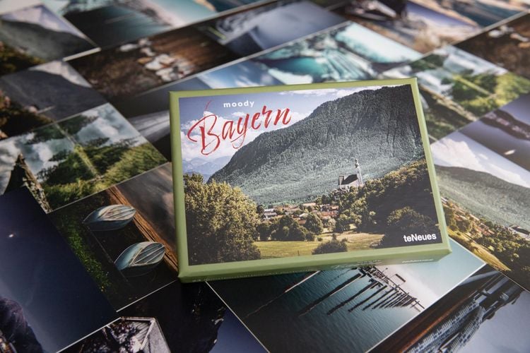 Produktbild: Moody Bayern, Kunstkartenbox