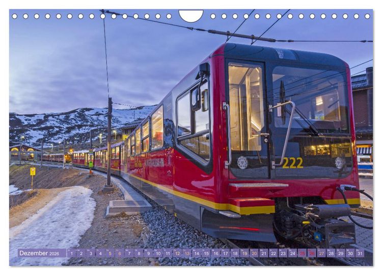 Produktbild: Im Zug durch Schweizer Berge (Wandkalender 2026 DIN A4 quer), CALVENDO Monatskalender