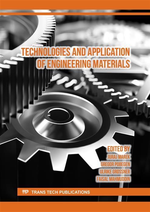 Produktbild: Technologies and Application of Engineering Materials