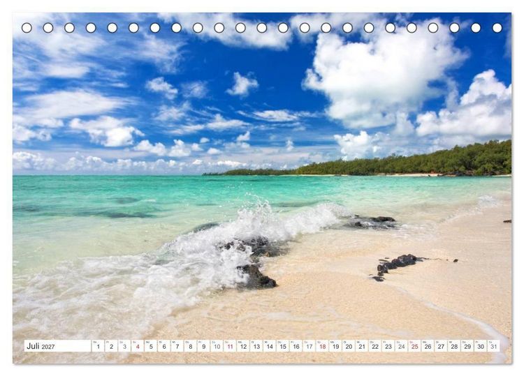 Produktbild: Mauritius (Tischkalender 2027 DIN A5 quer), CALVENDO Monatskalender