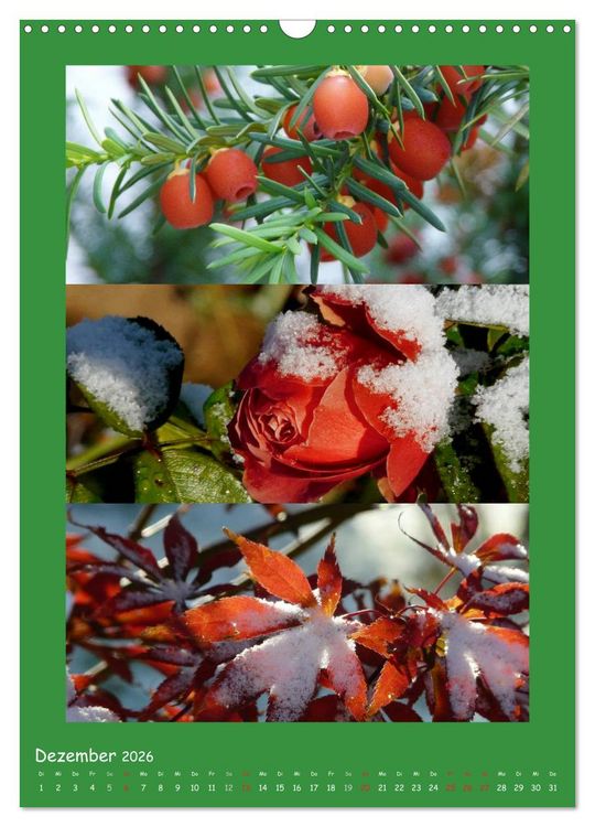 Produktbild: Natur im Farbenrausch (Wandkalender 2026 DIN A3 hoch), CALVENDO Monatskalender