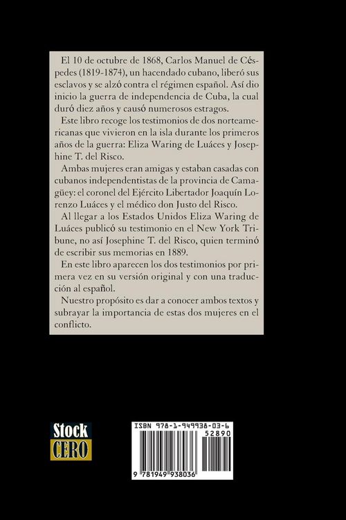 Produktbild: Dos norteamericanas en la Guerra de Cuba (1868-1878)