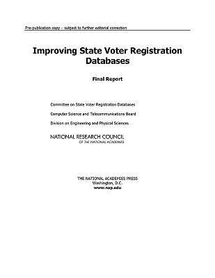 Produktbild: Improving State Voter Registration Databases