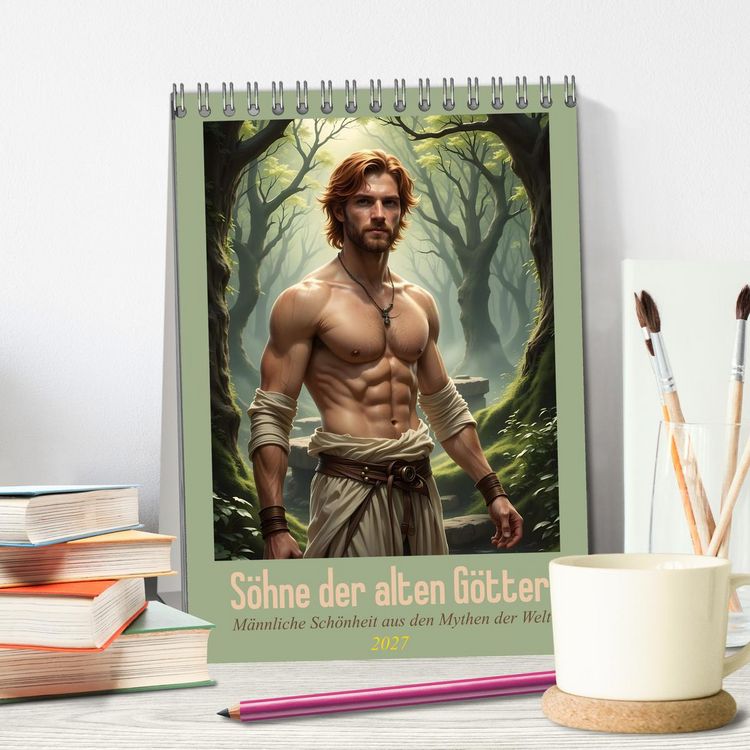Produktbild: S&ouml;hne der alten G&ouml;tter (Tischkalender 2027 DIN A5 hoch), CALVENDO Monatskalender