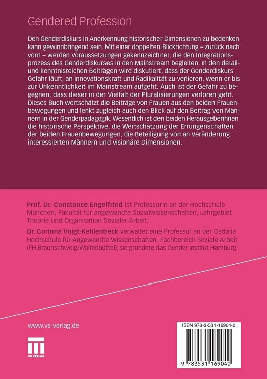 Produktbild: Gendered Profession