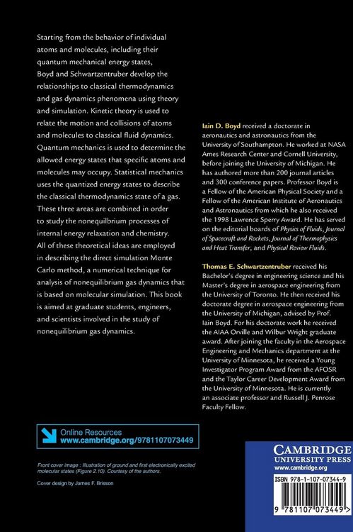 Produktbild: Nonequilibrium Gas Dynamics and Molecular Simulation