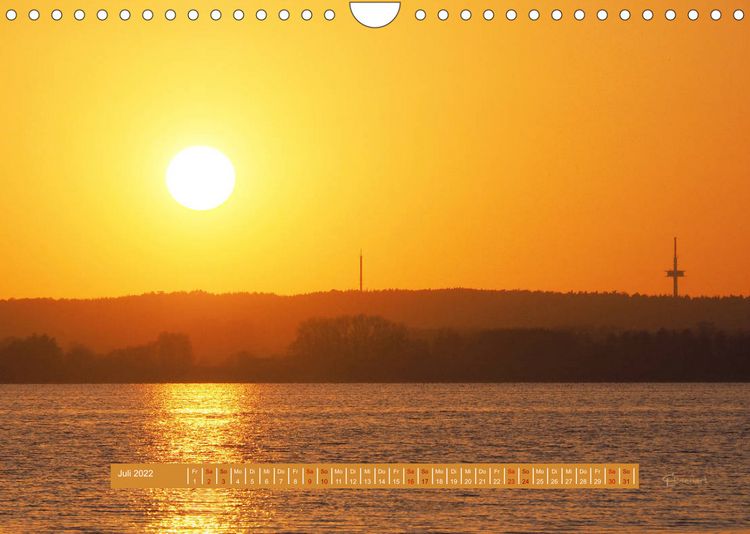 Produktbild: Niedersachsens gr&ouml;&szlig;te Seen (Wandkalender 2022 DIN A4 quer)