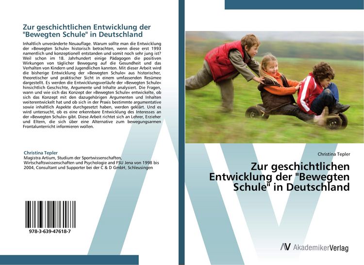 Produktbild: Zur geschichtlichen Entwicklung der "Bewegten Schule" in Deutschland