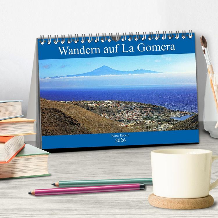 Produktbild: Wandern auf La Gomera (Tischkalender 2026 DIN A5 quer), CALVENDO Monatskalender