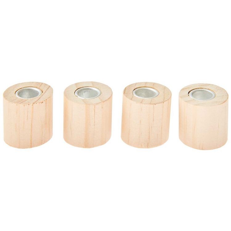 Produktbild: Mini Kerzenhalter Zylinder, 3 x 3 x 3 cm, 4 St&uuml;ck,