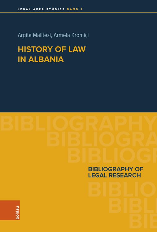 Produktbild: History of Law in Albania