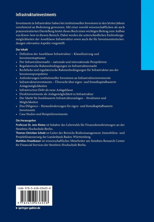 Produktbild: Infrastrukturinvestments
