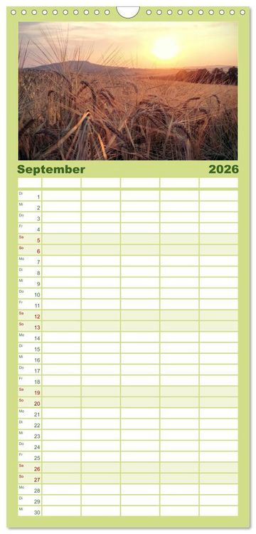 Produktbild: Familienplaner 2026 - Faszination Erzgebirge mit 5 Spalten (Wandkalender, 21 x 45 cm) CALVENDO