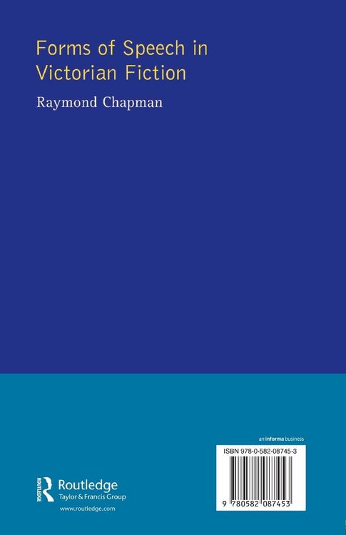 Produktbild: Forms of Speech in Victorian Fiction