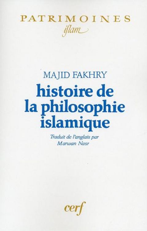 Produktbild: Histoire de la philosophie islamique