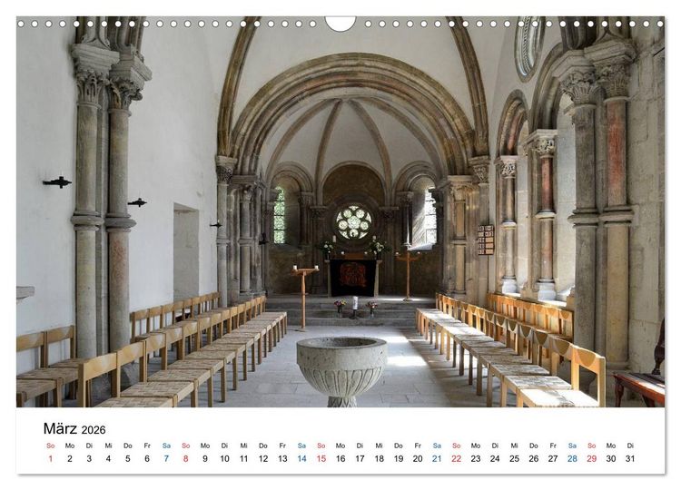 Produktbild: KLOSTER PFORTA (Wandkalender 2026 DIN A3 quer), CALVENDO Monatskalender