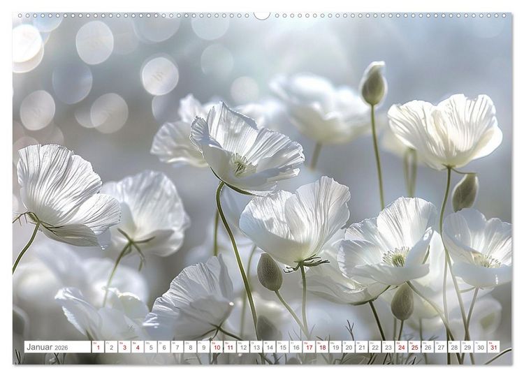 Produktbild: Bezaubernde Mohnblumen (hochwertiger Premium Wandkalender 2026 DIN A2 quer), Kunstdruck in Hochglanz