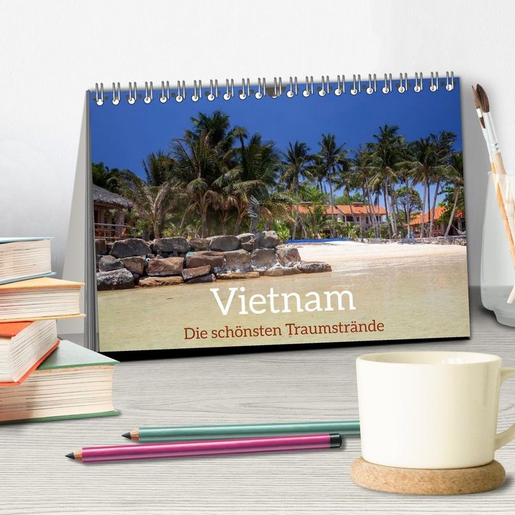 Produktbild: Vietnam, die sch&ouml;nsten Traumstr&auml;nde (Tischkalender 2026 DIN A5 quer), CALVENDO Monatskalender