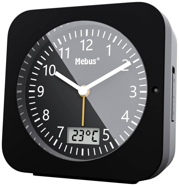 Produktbild: Mebus 25609 Funk Wecker Schwarz