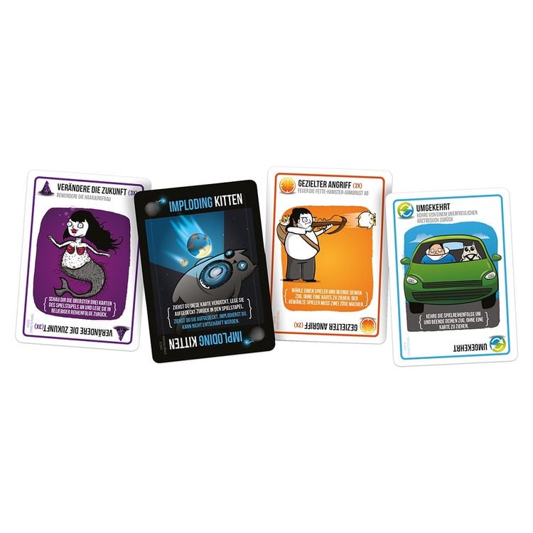 Produktbild: Asmodee EXKD0013 - Imploding Kittens, Erweiterung f&uuml;r Exploding Kittens, 20 Karten, Kartenspiel, Partyspiel