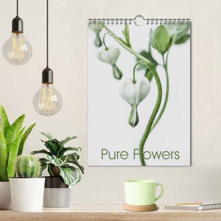 Produktbild: Pure Flowers (Wandkalender 2026 DIN A4 hoch), CALVENDO Monatskalender