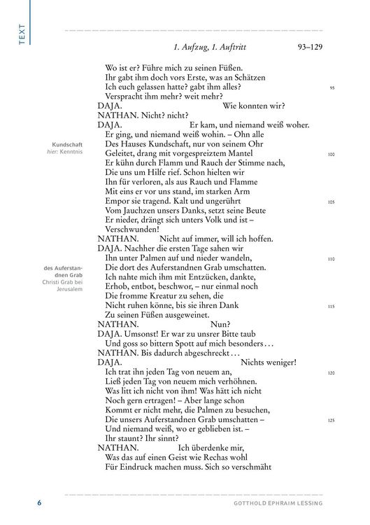 Produktbild: Nathan der Weise von Gotthold Ephraim Lessing (Textausgabe)