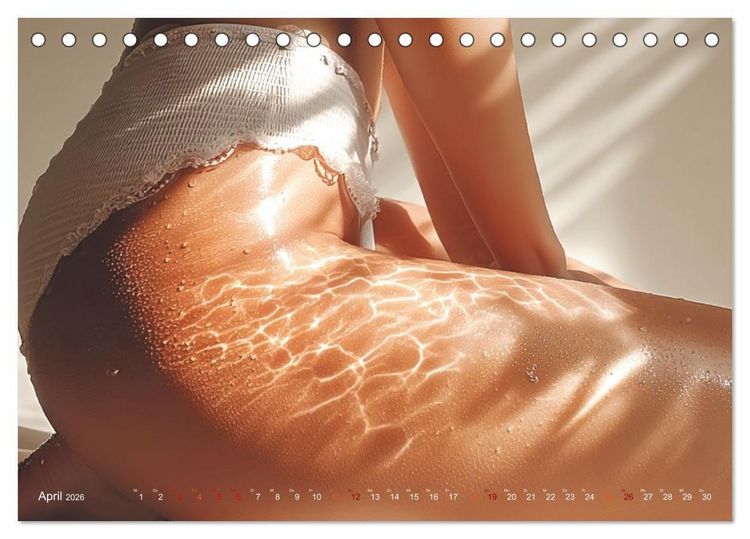 Produktbild: Zwischen Haut und Licht (Tischkalender 2026 DIN A5 quer), CALVENDO Monatskalender