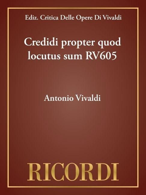 Produktbild: Credidi Propter Quod Locutus Sum Rv605