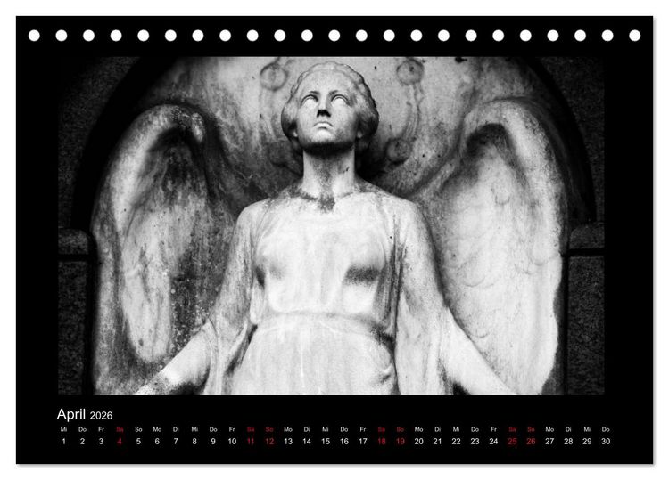 Produktbild: Die Engel von Melaten (Tischkalender 2026 DIN A5 quer), CALVENDO Monatskalender