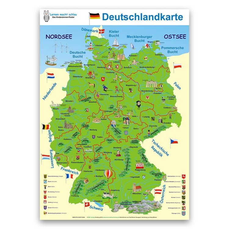 Produktbild: Deutschlandkarte
