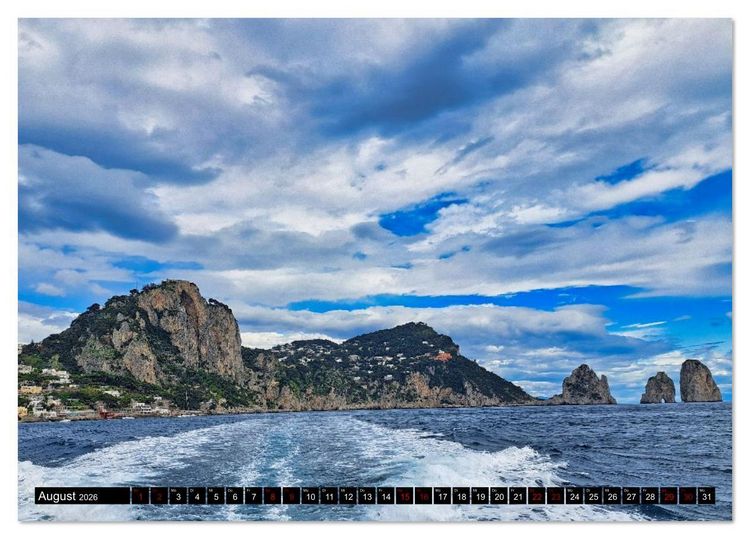 Produktbild: Faszinierendes Capri (Tischkalender 2026 DIN A5 quer), CALVENDO Monatskalender