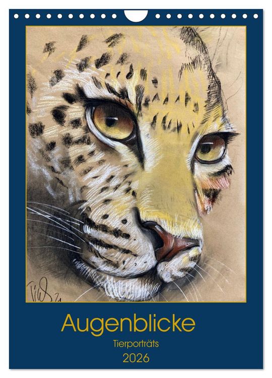 Produktbild: Augenblicke - Tierportr&auml;ts (Wandkalender 2026 DIN A4 hoch), CALVENDO Monatskalender