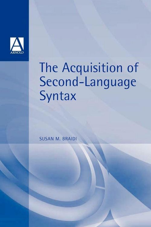 Produktbild: Acquisition of Second Language Syntax