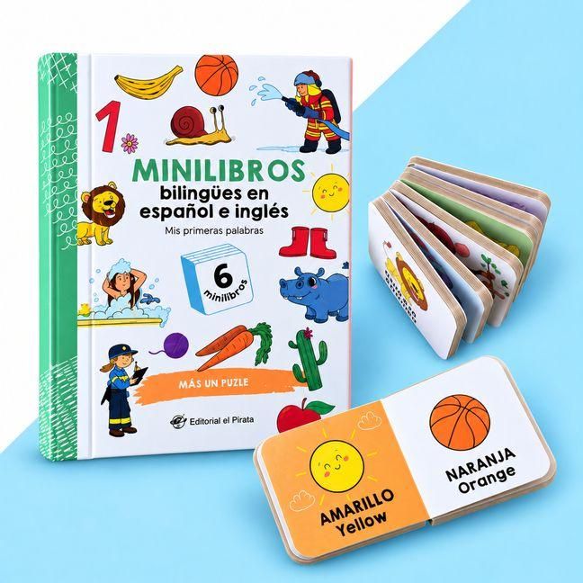 Produktbild: Minilibros Biling&uuml;es En Espa&ntilde;ol E Ingl&eacute;s - MIS Primeras Palabras / Spanish and English Bilingual Minibooks - My First Words (Spanish Edition)