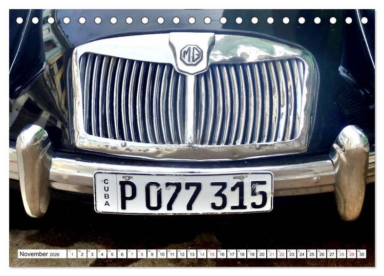 Produktbild: MGA Roadster - Filmstar auf R&auml;dern (Tischkalender 2026 DIN A5 quer), CALVENDO Monatskalender