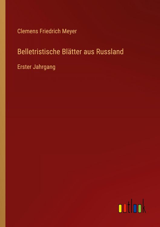 Produktbild: Belletristische Bl&auml;tter aus Russland
