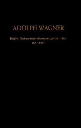 Produktbild: Adolph Wagner.