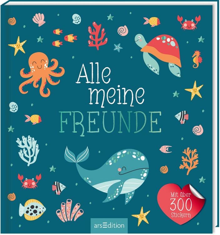 Produktbild: Alle meine Freunde &ndash; Meer | Mit &uuml;ber 300 Stickern