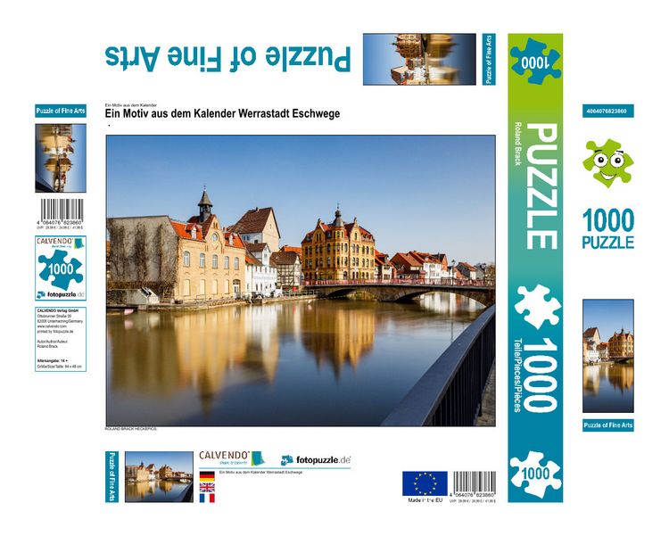 Produktbild: CALVENDO Puzzle Ein Motiv aus dem Kalender Werrastadt Eschwege | 1000 Teile Lege-Gr&ouml;&szlig;e 64 &times; 48 cm Foto-Puzzle f&uuml;r gl&uuml;ckliche Stunden