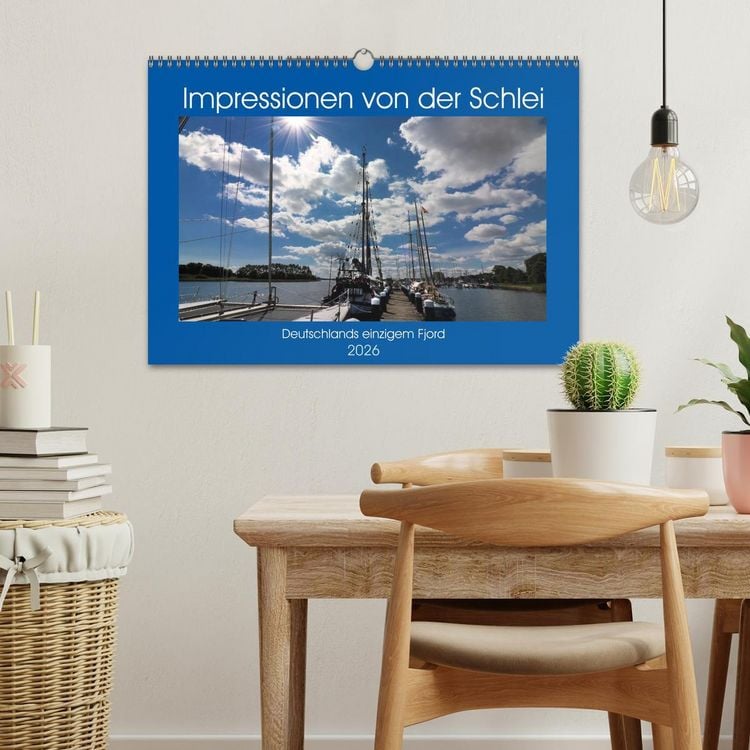 Produktbild: Impressionen von der Schlei - Deutschlands einzigem Fjord (Wandkalender 2026 DIN A3 quer), CALVENDO Monatskalender