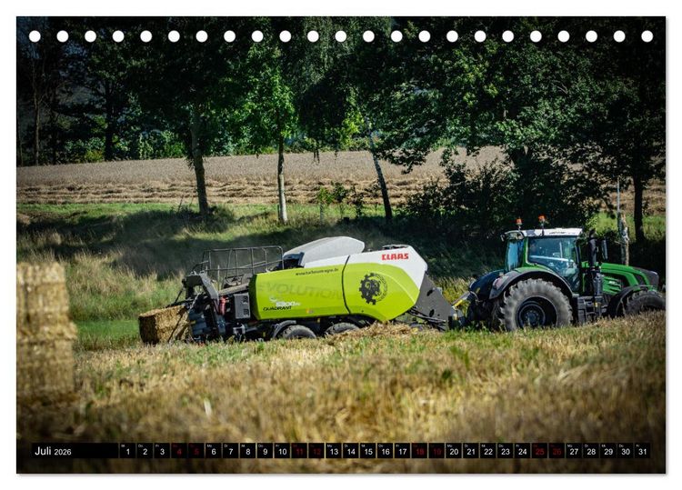 Produktbild: Agrartechnik (Tischkalender 2026 DIN A5 quer), CALVENDO Monatskalender