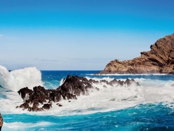 Produktbild: CALVENDO Puzzle Wellengang in Porto Moniz, Madeira | 1000 Teile Lege-Gr&ouml;&szlig;e 64x48cm Foto-Puzzle f&uuml;r gl&uuml;ckliche Stunden