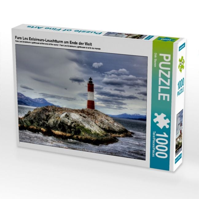 Produktbild: CALVENDO Puzzle Faro Les Eclaireurs-Leuchtturm am Ende der Welt | 1000 Teile Lege-Gr&ouml;&szlig;e 64x48cm Foto-Puzzle f&uuml;r gl&uuml;ckliche Stunden