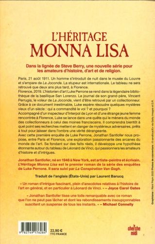 Produktbild: L'h&eacute;ritage Monna Lisa : les enqu&ecirc;tes de Luke Perrone