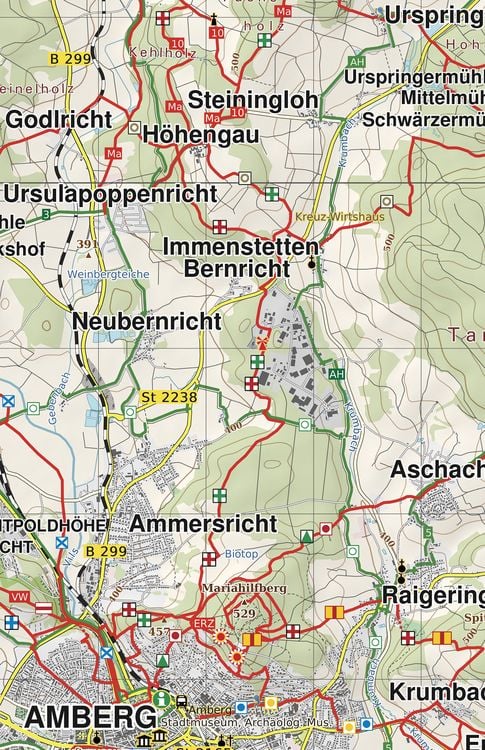 Produktbild: S&uuml;dwestliche Oberpfalz, Neumarkt, Wander - Radkarte 1 : 50 000
