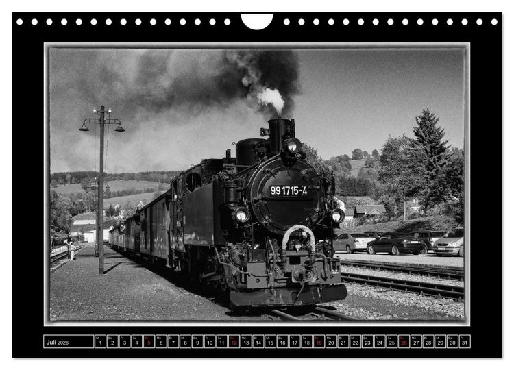 Produktbild: Die Pre&szlig;nitztalbahn (Wandkalender 2026 DIN A4 quer), CALVENDO Monatskalender