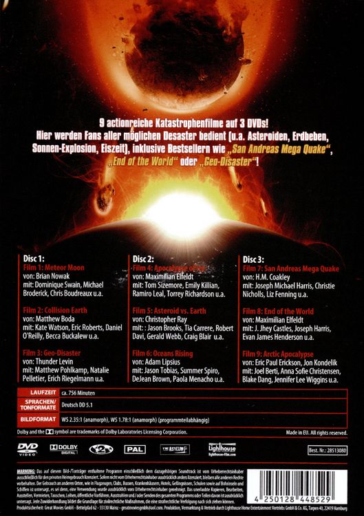 Produktbild: Sunfall - Die Katastrophenfilm Box [3 DVDs]