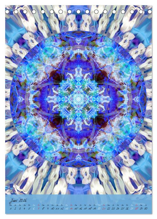 Produktbild: Mandala Energien (Tischkalender 2026 DIN A5 hoch), CALVENDO Monatskalender